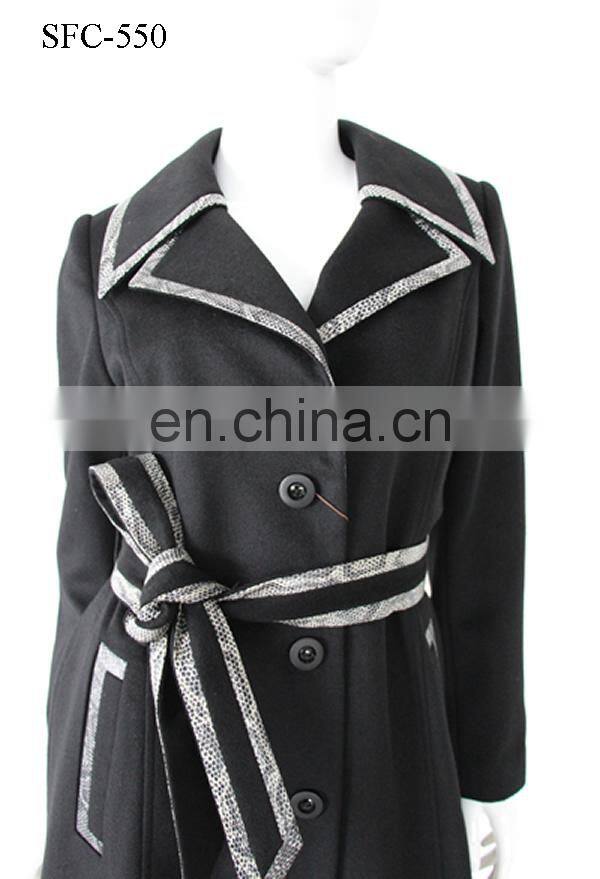 High quality best sell women outwear cashmere fashion coats