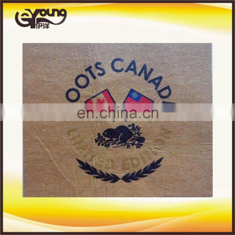 2015 Recycled paper hang tag samples clothing tag for suit , apparel in china