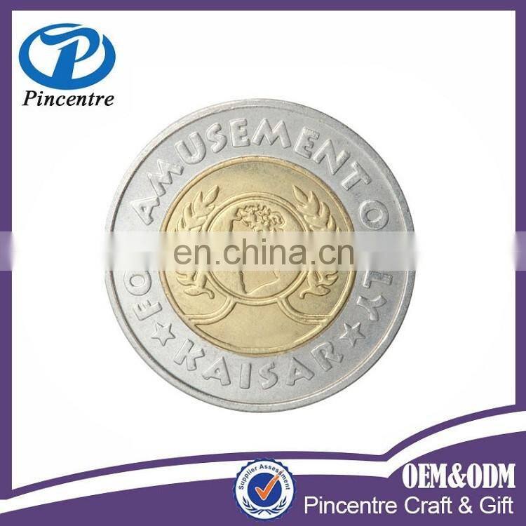 China manufacturer hot sale Colored metal cheap challenge coins