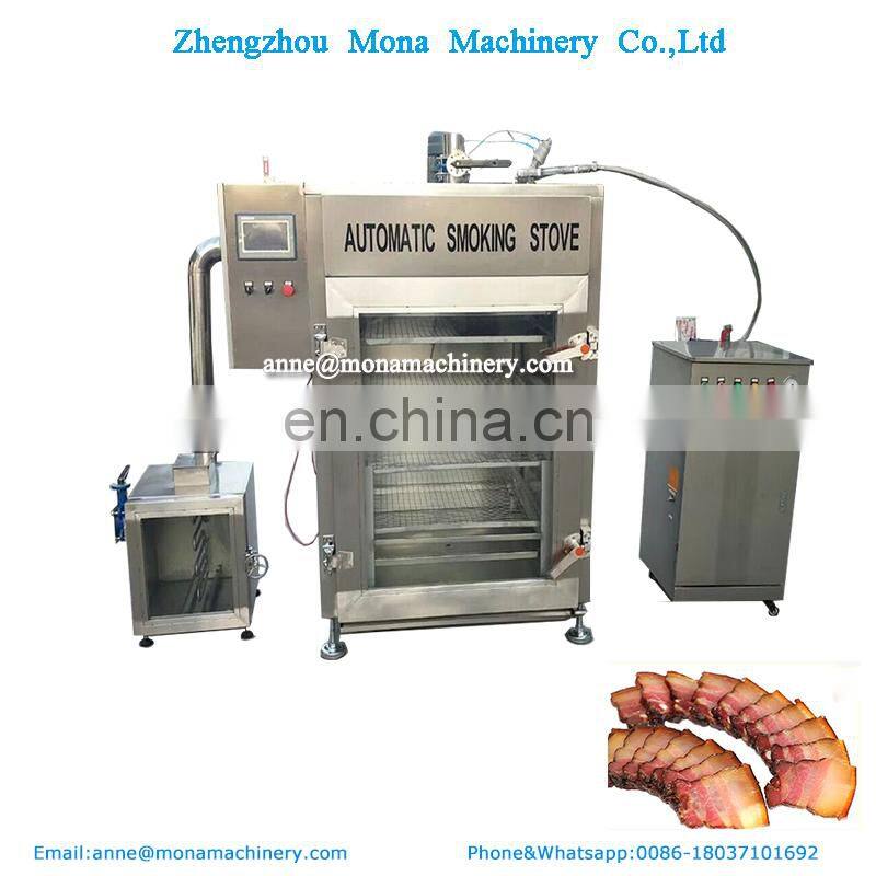 Electric Heating fish Meat Smoke Oven/fish Smokehouse /Sausage Smoke Oven House Chamber Machine