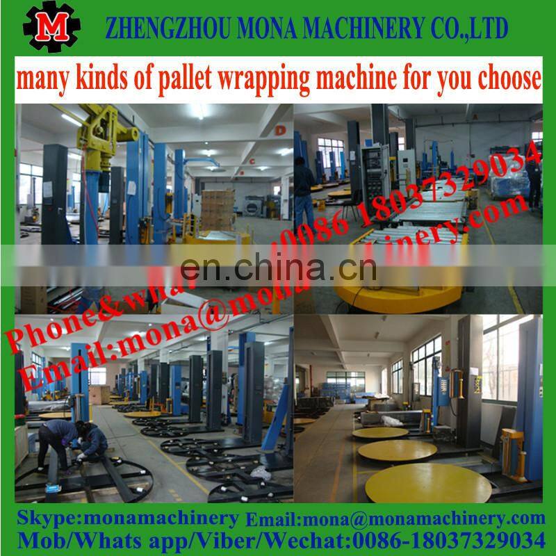 Multipurpose plastic pallet strap shrink wrapping machine