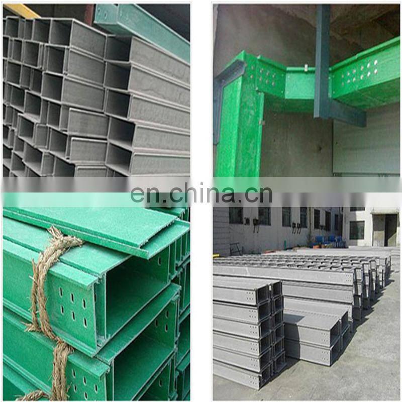 fire retardant fiberglass frp grp composited plastic pultruded cable tray
