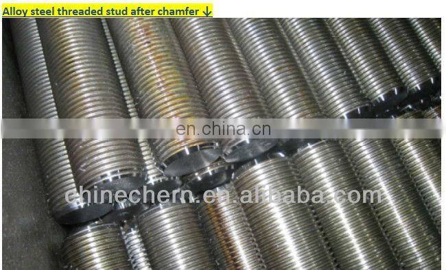 Metal pipe and rod chamfering machine