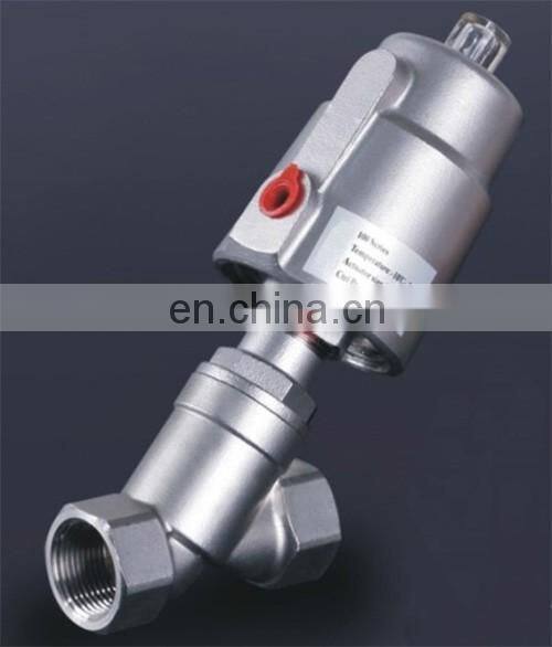 JF 100 50 1 25 Y G angle seat valve,BSP thread single acting(NC) enter above seat