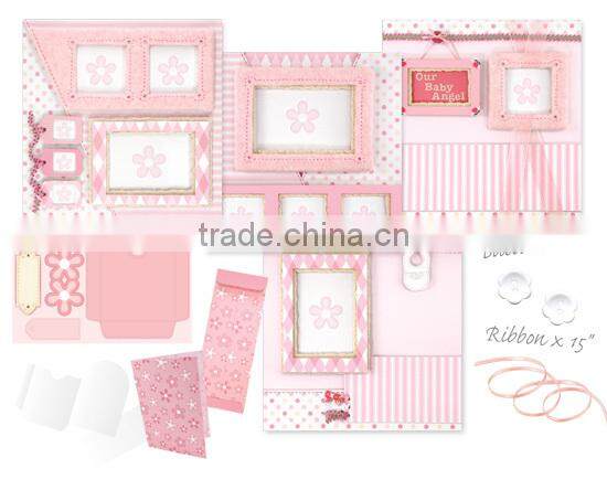 DIY Craft Set Special Moments Baby girl Scrapbook Kit
