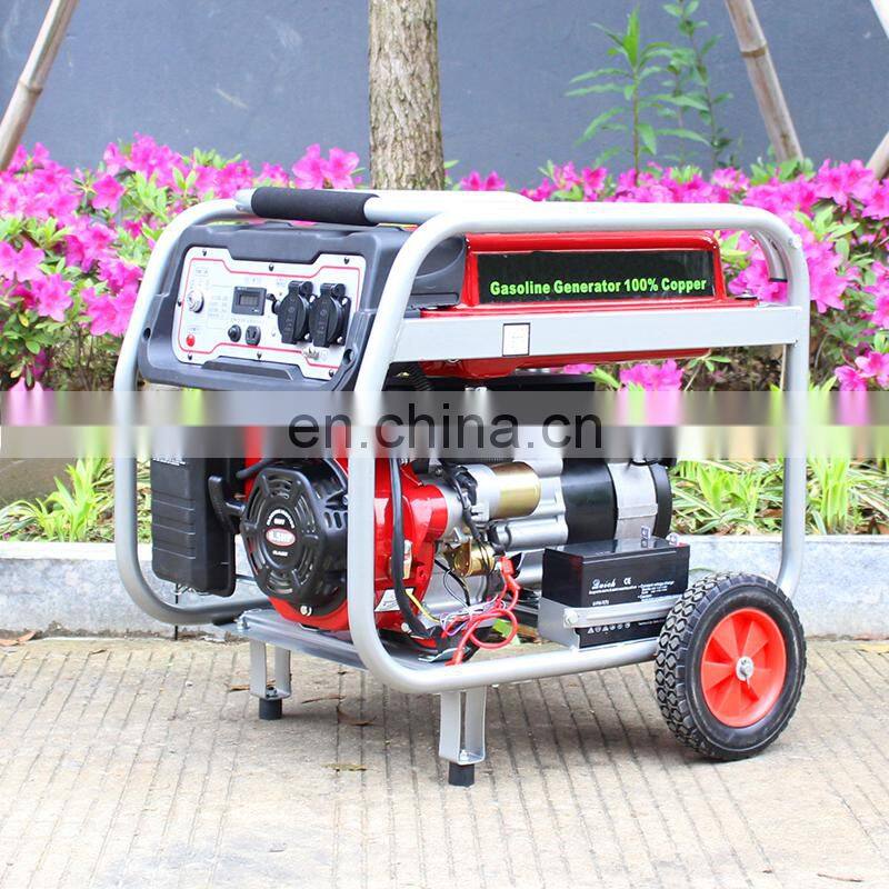BISON(CHINA)4.5kva Gasoline Generator Silencer 48v dc Generator with 188F Engine