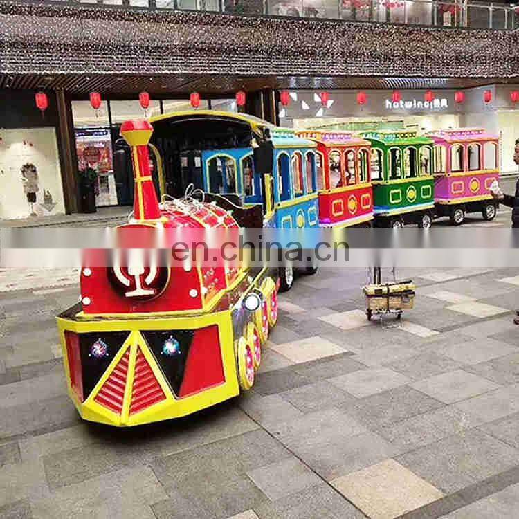 manege amusement park trackless electric train rides for sale
