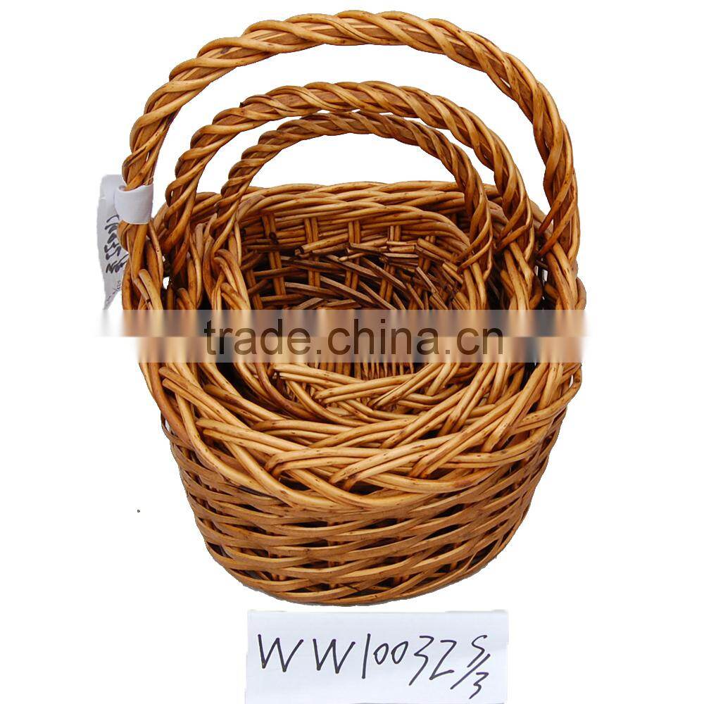 New design cheap wicker basket