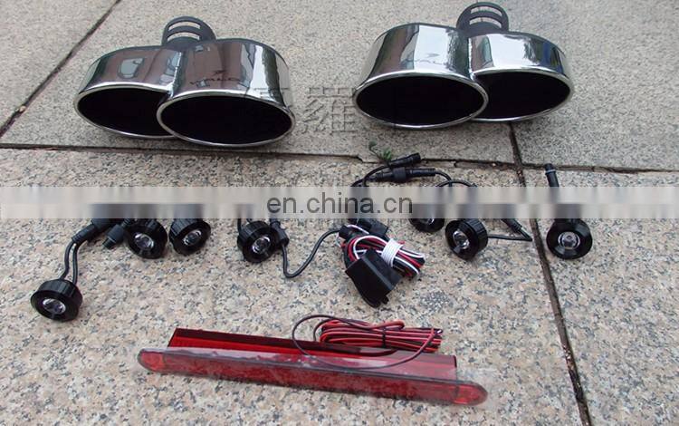 E class w212 E260 E300 E400 to WD style body kit for E class w212 E260 E300 E400 front bumper rear bumper muffler tips led light