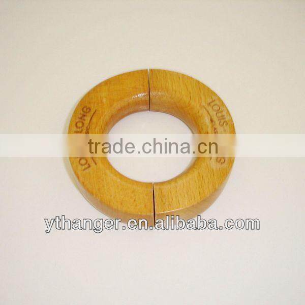WR03 gift bag hanger wood garment accessories ring