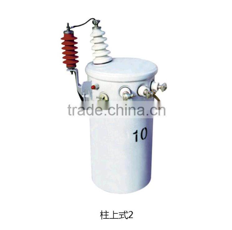 Single phase oil- filed pole-mounted distribution transformers