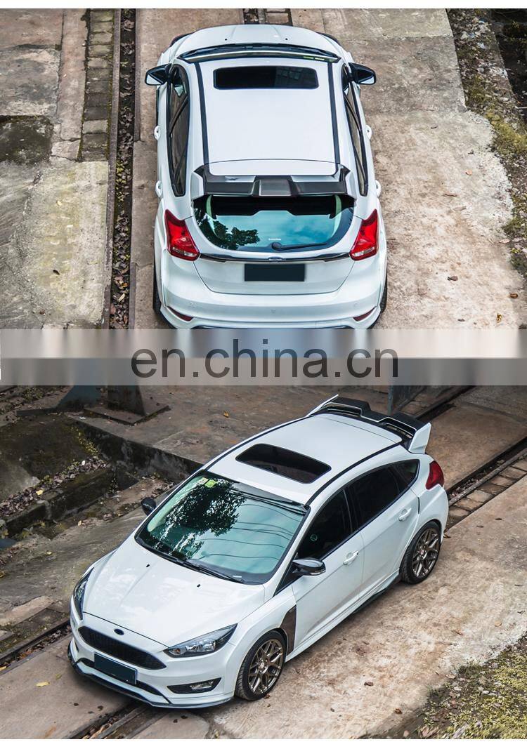 Runde New Arrival Dedicated For 15-17-18 Focus Hatchback Modified SF Sports Body Kit Exhaust Front Bumper Rear Lip