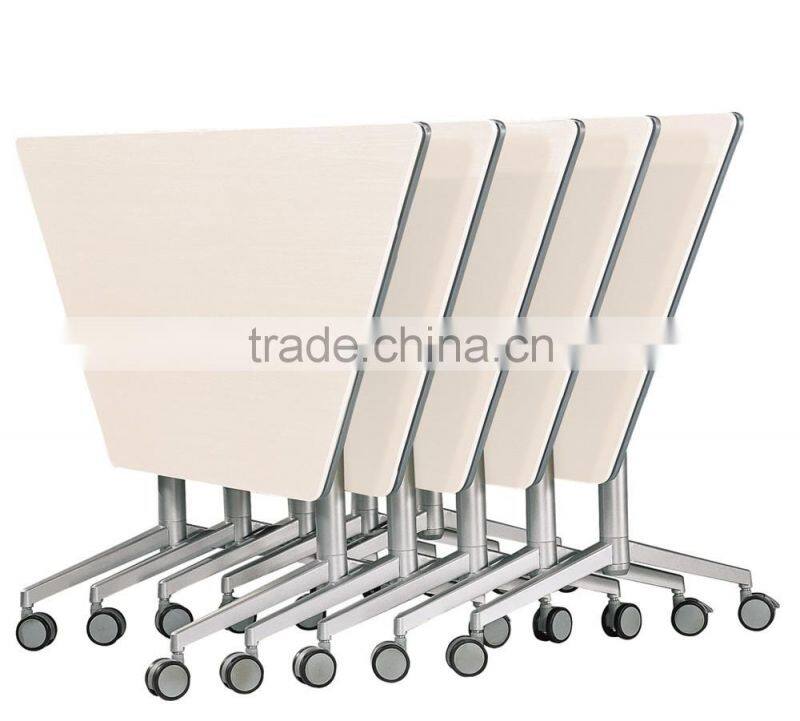 modern training room office table with castor HD04A2-L