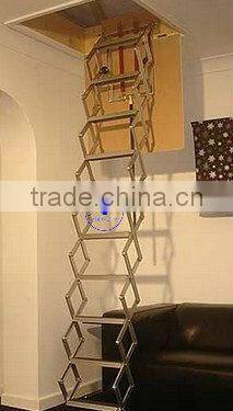 Concertina Loft Ladder Floor to ceiling heights up to 2.74m (9ft)