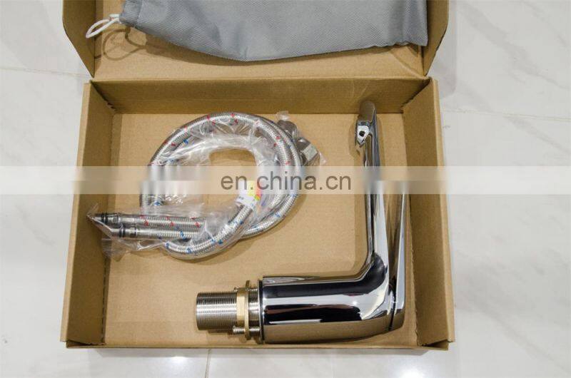 wenzhou 304 wire drawing cold and hot water tap faucet bathroom