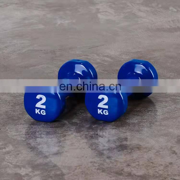 20kg Free Weight Lifting Gym Equipment Mancuernas 10Kg Weights Hantel Hexagon Hexagonal Dumbell Rubber Hex Dumbbells Sets