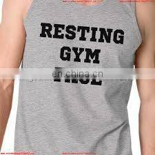 Custom gym tank top tank top with hood stringer tank top men singlet