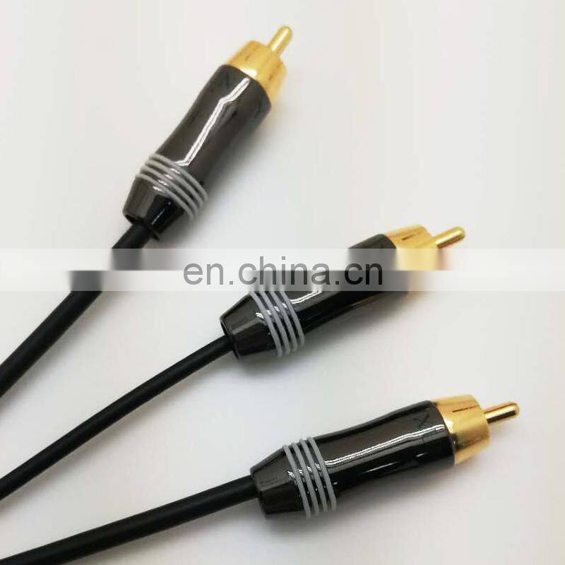 24K Gold Plated Coaxial Digital Audio Cable RCA Cable Male to Male