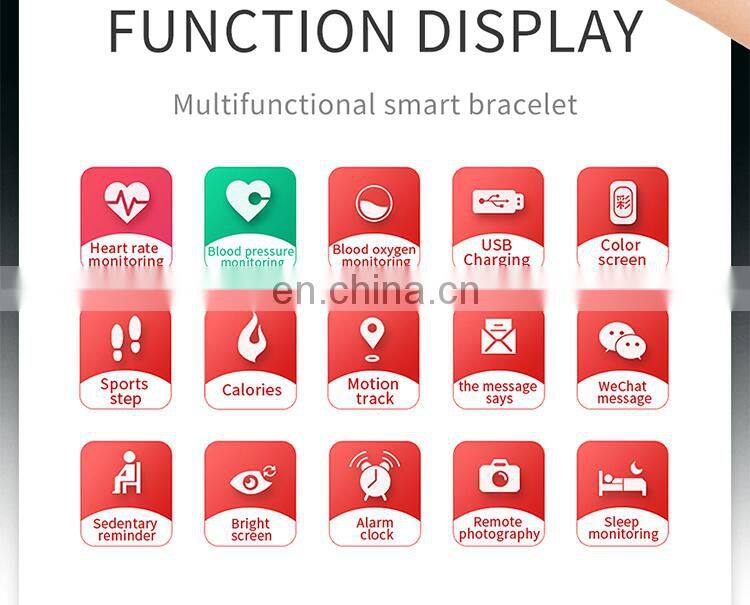 cheap price fashion 3D color screen body fit heart rate monitor instructions for rohs smart watch