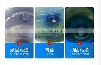 Best price automatic high pressure 5 gallon barrel bottle interior and exterior washing cleaning brushing machine