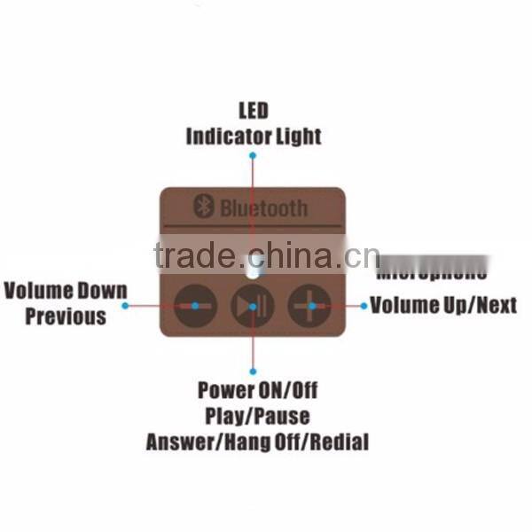 2016 Custom promotional washable hands-free music MP3 hat