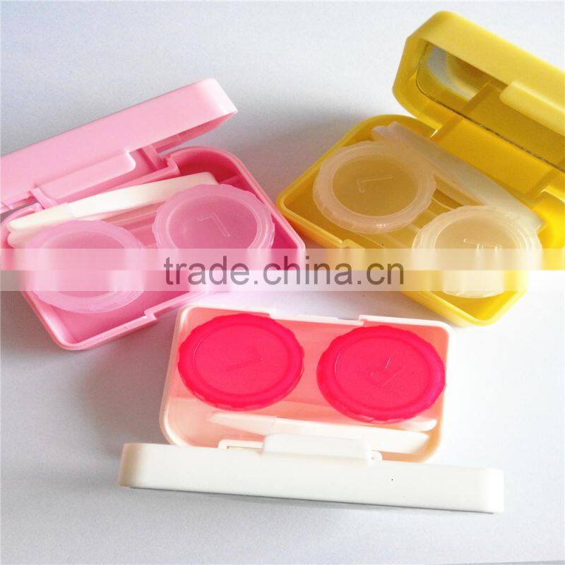 cartoon contact lens case, cute case contact for girl
