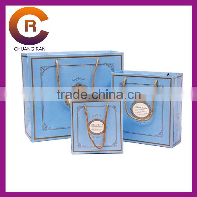 Red lovely deer good quality custom cheap christmas gift bags