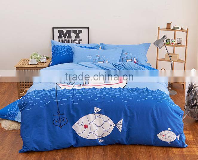 polyester kid designs bed sheet fabrics