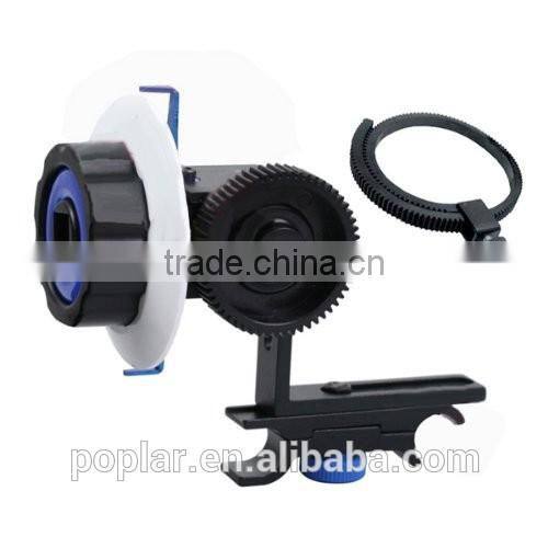 Poplar High quality Dslr rig kit Support Mount Rig+Hand Grip+Follow Focus+Matte Box+C Shape Support +Top Handle For DV