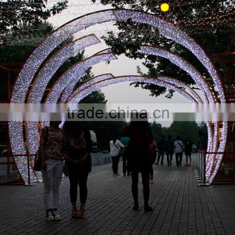 arch 6-30m giant christmas decoration arch light Led Decor Motif