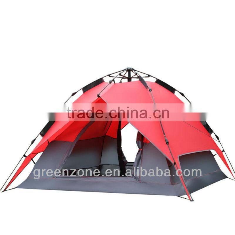 Coulourful Auto Tent Colour red