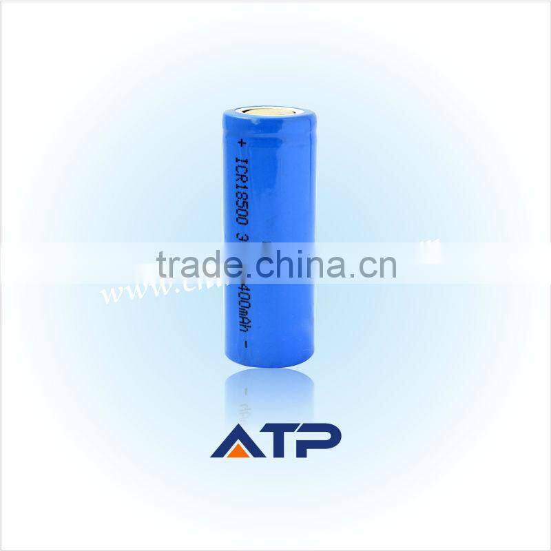 3.7v 1400mah li-ion 18500 battery with PCM for torch light