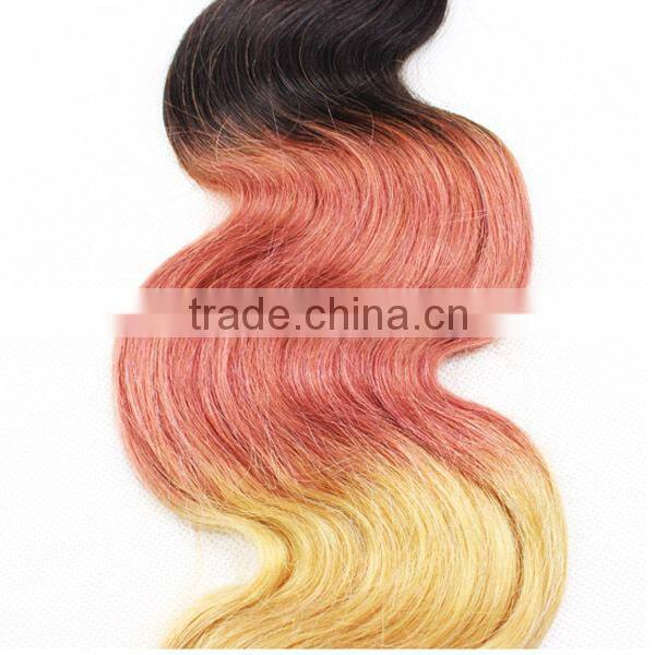 Body Wave Peruvian Ombre Color Hair Sew In Human Hair Weave Ombre Hair Human Hair Hhina Factory Price