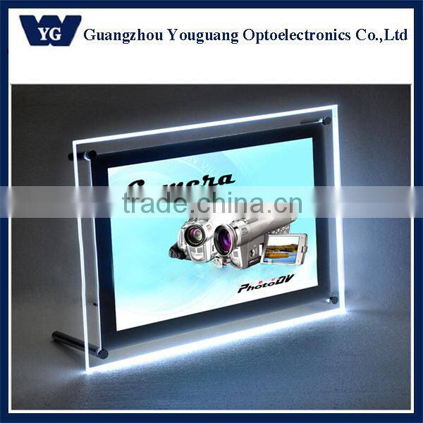 Exquisite and fashional LED acrylic sheet poster frame