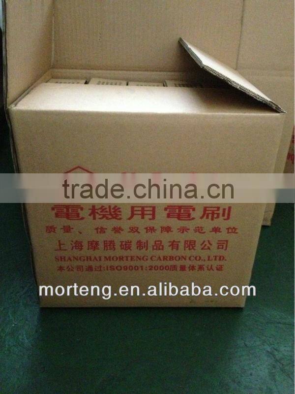 Industrial carbon brushes for dc motors