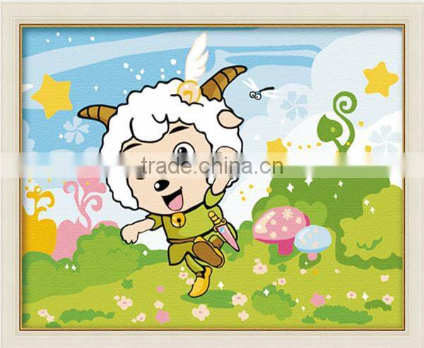 the year of sheep oil painting for decor and gifts