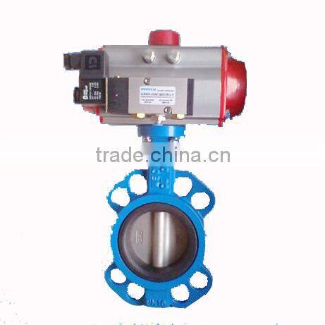 Pneumatic Control Valves,butterfly valve,EPDM seat,stainless disc,suitable for air,water,oil,gas