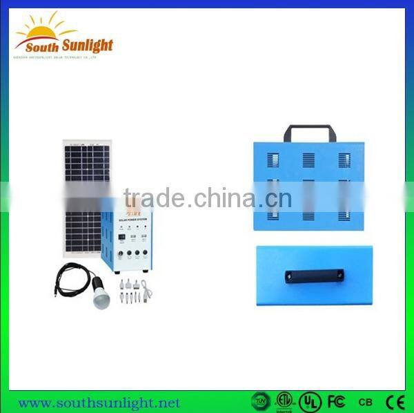 China cheapest wholesale price of 30wcompact solar power system/ small solar system/solar system kit with lowest shipping cost