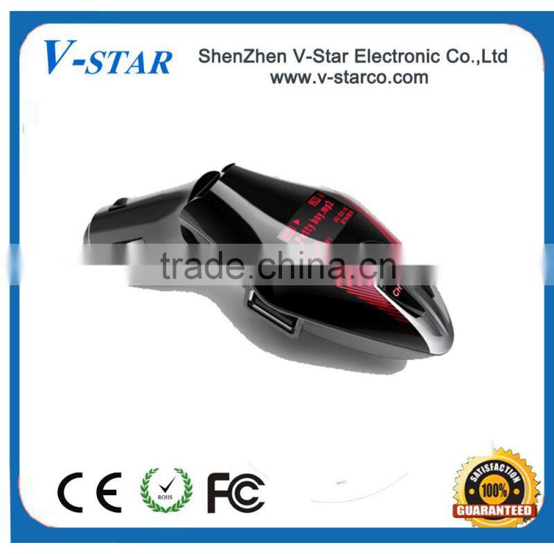 Good Quality Car Mp3 With LCD/LED display Usb Port Ft Card Fm Transmitter