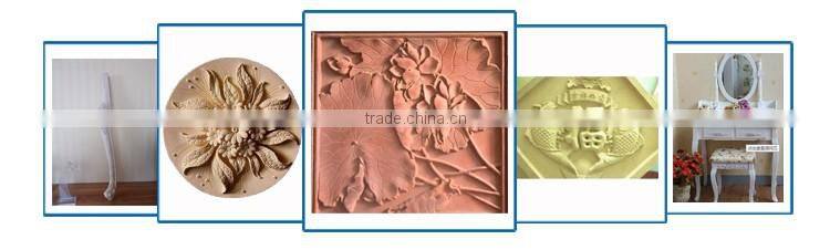 Chinese pvc mdf cnc cutting machine with high speed spindle