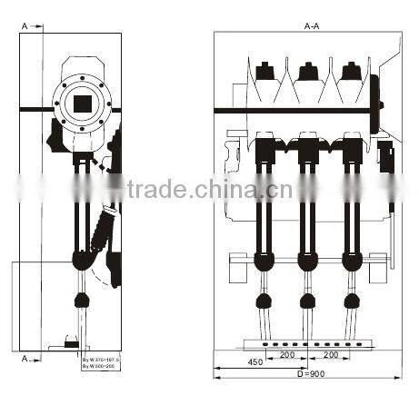 China's fastest growing factory best quality HXGN15-12L HV Switchgear Metal-clad AC Ring Main Unit electric control panel