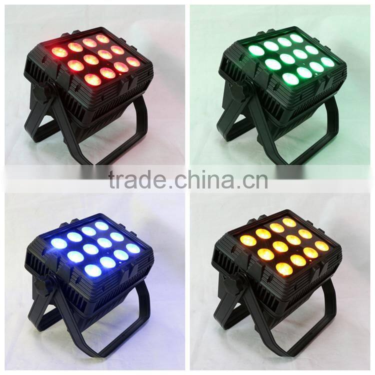 12pcs RGBWA+UV BATTERY POWERED LED STAGE LIGHTING