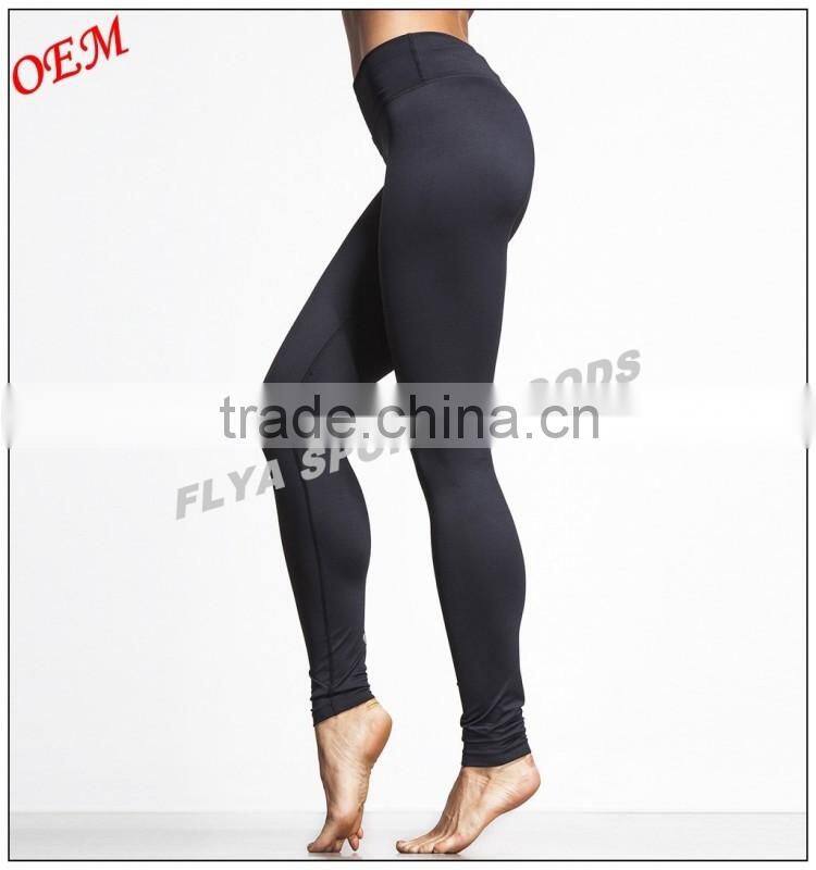 wholesale custom high quality 73% Polyester 27% Spandex yoga leggings dry fit high waist workout yoga pants for women