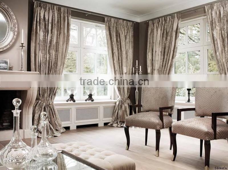 European style electric curtain for hotel project/ motorized curtain system for living room