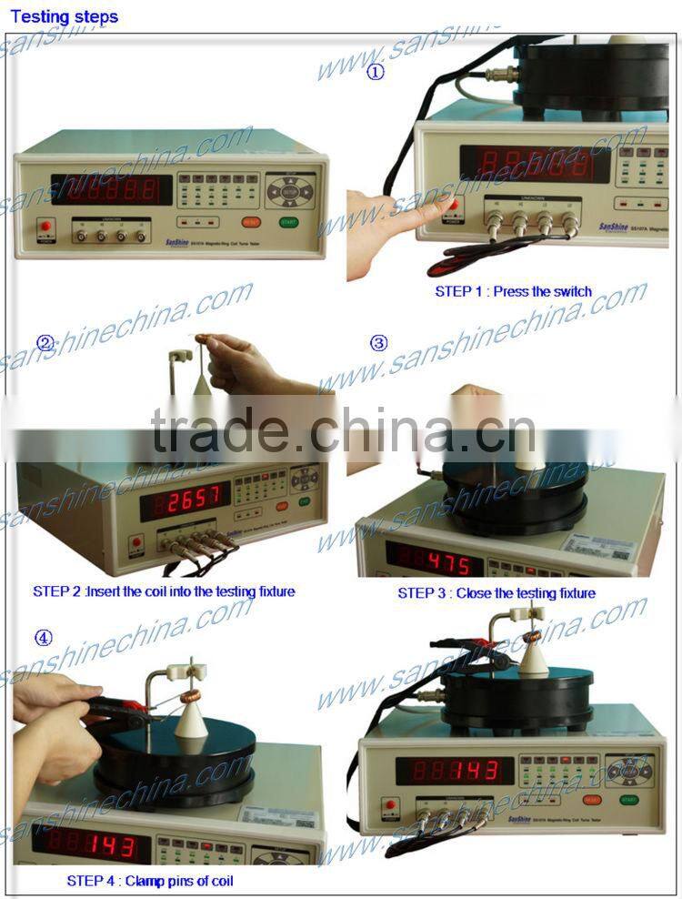 precision magnetic toroid core coil turns number detecting instruments