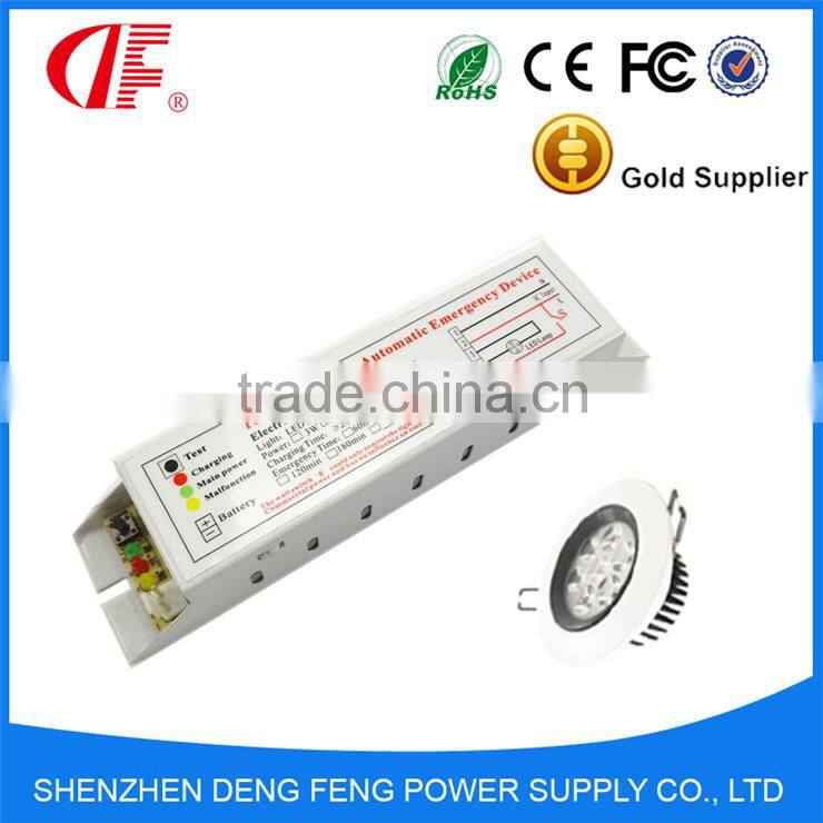 Energy saving LED emergency kit for 100% emergency power 3W 1hours with emergency lights