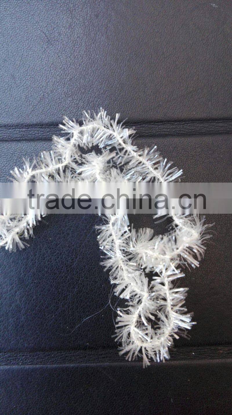 Special fancy yarn/ Shinning lurex feathers yarn polyester nylon material