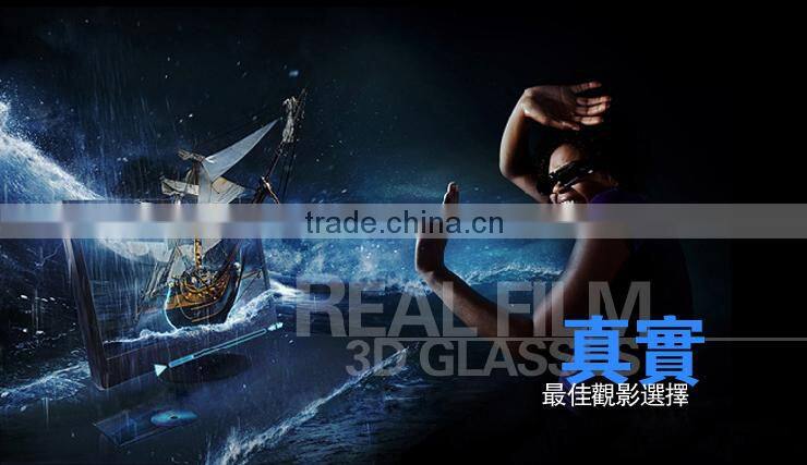 Hot Selling Circular Polarized 3D Glasses for 3D TV and 3D Cinema