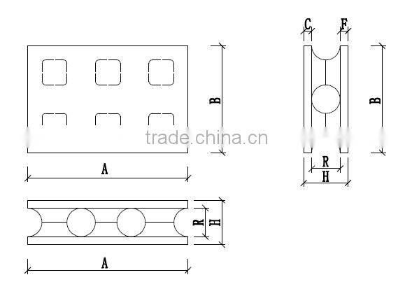 large-capacity low-cost icf machine for blocks made of eps and cement