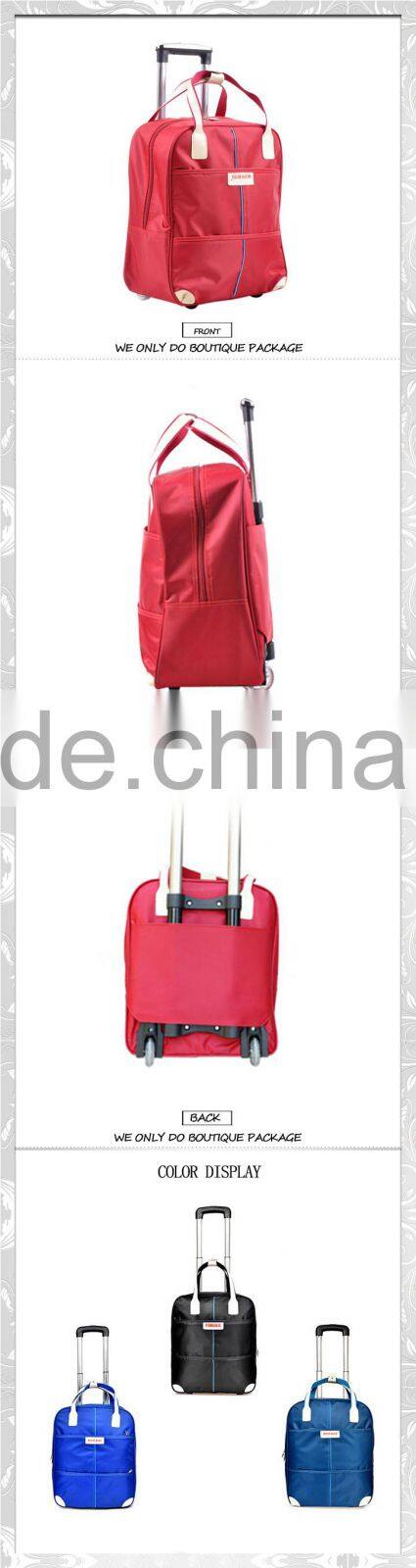Travel Bag for Boarding, Lady Trolly Luggage Bag